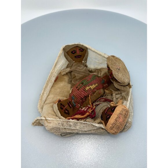 Chancay Pre-Columbian Textile Doll Antique Birth Scene New Mom Strong Fem Power - Picture 13 of 16